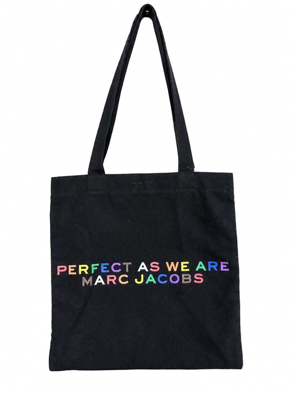 Marc Jacobs Perfect As We Are Pride Rainbow Black Tote Bag